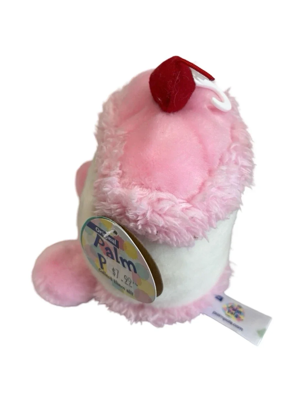 Aurora Palm Pals Sweetie Cupcake Pink Heart Plush Stuffed Animal Toy Cherry 5